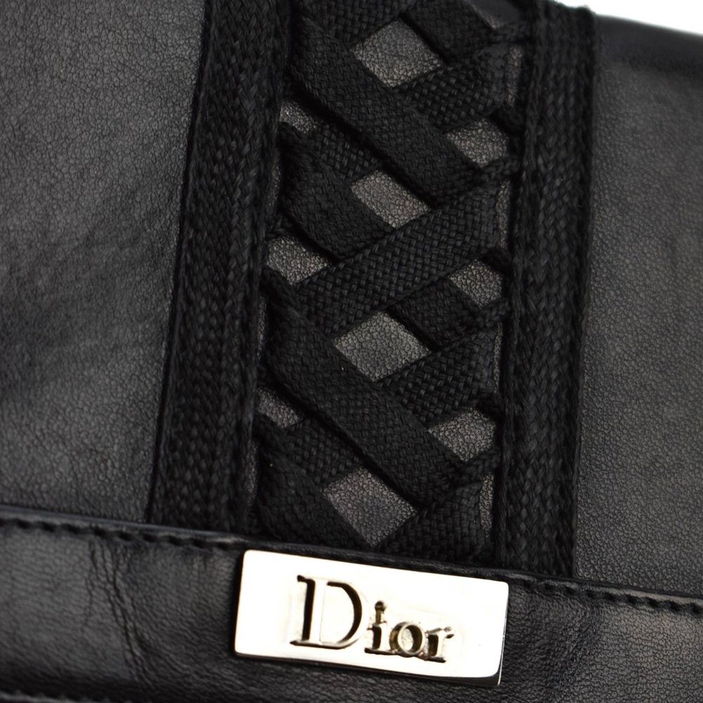 Christian Dior Black Leather Wallet - Picture 6 of 10